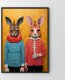 Plakat portret cyrkowy duet 61x91 cm 5
