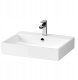 Umywalka Cersanit Virgo umywalka 60,5x46 cm meblowa prostokątna biała EcoBox K118-006-ECO 2