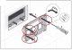 Cersanit KOMPLET USTALACZY WKRĘCANYCH AQUA SYSTEM 40 50 2