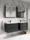 Cersanit SET B893 MODUO 60 ANTRACYT ZM(SZAFKA FSC MIX70% SGSCH-COC-007574+U)WIR 3