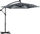Parasol ogrodowy składany 6 segmentowy 350 cm z pokrowcem i lampkami Plonos PL-882 2