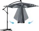 Parasol ogrodowy składany 6 segmentowy 350 cm z pokrowcem i lampkami Plonos PL-882 7