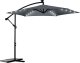 Parasol ogrodowy składany 6 segmentowy 350 cm z pokrowcem i lampkami Plonos PL-882 9