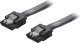 Deltaco SATA-1000-K, 0.3 m, SATA III, SATA 7-pin, SATA 7-pin, Male/Male, Black 2