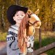 Koń na kiju Hobby Horse HOPPIHORSE A3 Chestnut - brąz, maść kasztanowata Tootiny 8