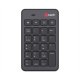 C-TECH Numerická kávesnice KBN-02WS, 23 kláves, Bezdrátová, Černá 1