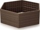 GRZĄDKA RABATKA OGRODOWA OBRZEŻE BASE WOOD RUSTYKALNA CEGŁA 3