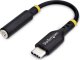 StarTech USBCAUDIO2 zmieniacz płci / kabli USB Type-C 2.0 3,5 mm Czarny 1