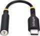 StarTech USBCAUDIO2 zmieniacz płci / kabli USB Type-C 2.0 3,5 mm Czarny 2