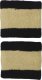Frotki na nadgarstek Nike Swoosh Wristbands 2 szt. czarno-złote N0001565055OS 1