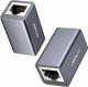 JSAUX Złączka sieciowa RJ45 szara 10GB cat 8 aluminium 1