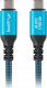 Kabel USB Lanberg USB-C - USB-C 1.5 m Czarno-niebieski (CA-CMCM-45CU-0015-BK) 5