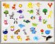 Magnesy na lodówkę zwierzęta piankowe 36 elementów pojemnik 2