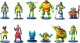 Nickelodion TMN Turtles stamps mix 1pack 6cm 1