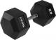 HMS hantel Hex Pro gumowany 1 x 45 kg 1