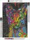 Haft Diamentowy, Obraz, Mozaika Diamentowa Diamond Painting, KOT W KOLORZE 30x40cm 1
