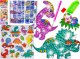 Haft Diamentowy Mozaika Diamentowa Naklejki DINOZAURY Zestaw 18 Naklejek 6