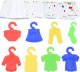 Edukacyjna gra na refleks "Poker Clothes Game", Układanka Ułóż Pranie Ubrania 13