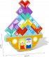 GRA LOGICZNA ZRĘCZNOŚCIOWA KLOCKI BALANSUJĄCY STATEK ARKA NOEGO TETRIS JHTOY-961 2