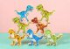 GRA ZRĘCZNOŚCIOWA LOGICZNA KLOCKI BALANSUJĄCE DINOZARY T-REX WIEŻA JHTOY-640 3