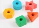 KLOCKI DREWNIANE SORTER EDUKACYJNY MONTESSORI SŁOŃ ZĘBATKI 12