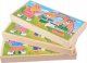 DREWNIANA UKŁADANKA PUZZLE UBIERANKA EMOCJE MINY RODZINA MISIÓW 47 EL. 8