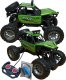 Autko Zdalnie Sterowane MONSTER TRUCK METAL LED RC green #A1 14