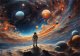 FOTOTAPETA KOSMONAUTA PLANETY GALAKTYKA TAPETA DLA DZIECI CHŁOPCA 150x105 1