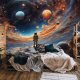FOTOTAPETA KOSMONAUTA PLANETY GALAKTYKA TAPETA DLA DZIECI CHŁOPCA 150x105 1