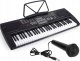 MeiKe Keyboard Organy 61 Klawiszy Zasilacz Mikrofon MK-2106 6 3