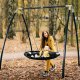 Axi Bocianie Gniazdo Huśtawka z Metalowym Stelażem dla Dzieci 1
