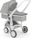 Greentom wózek carrycot (v.2.1) white-grey 1