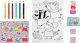 Zestaw kreatywny, kolorowanki, naklejki i stempel 2