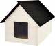BUDA DLA PSA KOTA OCIEPLANA DWUSPADOWA XL WOODOK LEGOWISKO KOLOR BIAŁY 1
