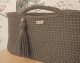 Kosz Mojżesza BOHO Handmade ze stojakiem - mocca 5