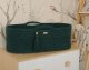 Kosz Mojżesza BOHO Handmade ze stojakiem - butelkowa zieleń 7