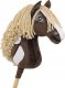 Hobby Horse Duży koń na kiju Premium - western IV ciemnogniady z jasną grzywą A3 1