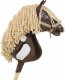 Hobby Horse Duży koń na kiju Premium - western IV ciemnogniady z jasną grzywą A3 6