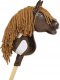 Hobby Horse Mały koń na kiju Premium - western ciemnogniady z ciemną grzywą A4 1