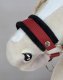 Kantar regulowany dla konia Hobby Horse A3 bordowy z czarnym futerkiem 2