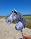 Hobby Horse Duży koń na kiju Premium - siwek jabłkowity z siwą grzywą A3 1