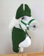 Zestaw dla Hobby Horse A3: derka + nauszniki - zielony 1