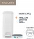 1323 POJEMNIK SELECT + 1 WKŁAD XL DIAPER GENIE BIAŁY 4