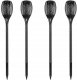Lampy solarne ogrodowe pochodnie 12LED 4szt. 1