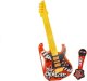 Gitara Elektryczna Mikrofon Struny Czerwona 1