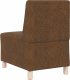 vidaXL Sofa Fotel Brązowy 55 cm Skóra syntetyczna zamszowa 6
