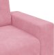 vidaXL Sofa dwuosobowa, różowa, 120 cm, aksamit 6