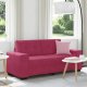 vidaXL Sofa dwuosobowa, wino czerwone, 140 cm, aksamit 1