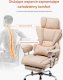Ekskluzywny fotel biurowy z wysokim oparciem i regulacją podparcia lędźwiowego 7