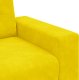 vidaXL Sofa dwuosobowa, żółta, 120 cm, aksamit 6